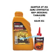 100% ORIGINAL YAMALUBE HLY SCOOTER AT ENGINE OIL SEMI SYNTHETIC 10W-40 10W40 MINYAK HITAM SKUTER
