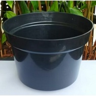 Black Pot 30 cm Pasu Bunga Plastik Pasu Bunga Outdoor