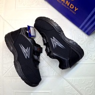 Shandy black adhesive children's school shoes