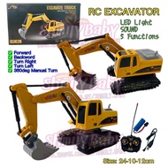 RC Excavator Remote Control Excavator wireless Toys Construction Truck Vehicles Tractor Kereta Maina