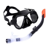 (Dalam Stok Jakarta) Alat Selam Kacamata renang Snorkeling PVC lat Selam Snorkel Diving Menyelam Ber