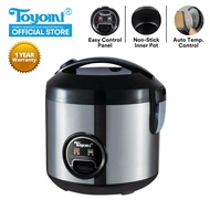 TOYOMI Rice Cooker Stainless Steel Body 0.8L - RC 708SS