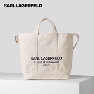 KARL LAGERFELD -  RUE ST-GUILLAUME XL CANVAS SHOPPER 230W3018 กระเป๋าถือ