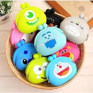 Jelly coin purse silicon coin purse cute character coin purse jelly coin purse transparent mask wall