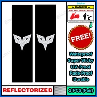 ▧ ┘ ➶ Alloy Top Box Sticker Waterproof Duhan (REFLECTORIZED)