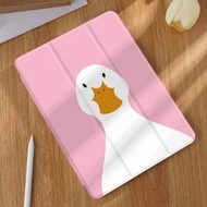 Cute Duck Cartoon Pattern Tablet Protective Case,Compatible With Pad 9.7/10.2/10.5/10.9/12.9/Pro 11,