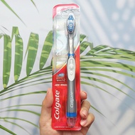 แปรงสีฟันแบตเตอรี่ คอลเกต Colgate® 360 Optic White® Sonic Powered Vibrating, Soft Toothbrush 2X Whitening Action ขับเคลื่อนด้วยถ่าน AAA พลังการทำความสะอาดอย่างล้ำลึกด้วยจังหวะโซนิค