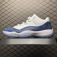 【100%LJR Batch】LJR Jordan Air Jordan 11 Low SE " Navy Snakeskin " AJ11 Basketball Shoes CD6846-102