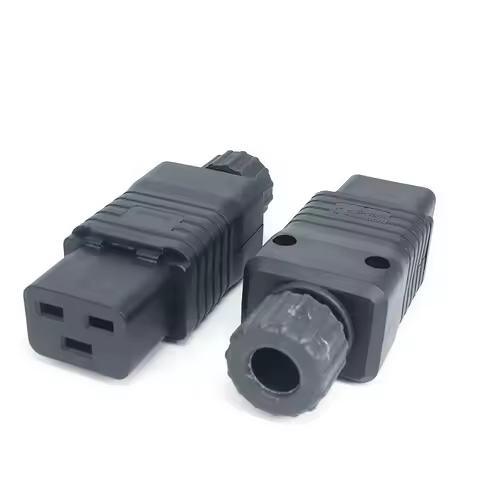 IEC PDU UPS 16A 250VAC 320 C 19 plug, IEC C19 DIY plug, conector de alimentacao IEC conector IEC 320