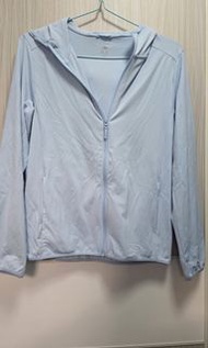 UNIQLO AIRism UV Cut Hoodie 淺藍色外套 中童 160碼 或 女裝S 碼