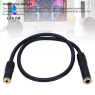 LAKAM 3.5mm to 6.35mm, Gold Plated Professional Stereo Sound Cable, Anti-Interference Plug and Play 
