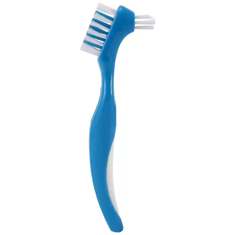 N99R 12 Pack Denture Brush Hard Denture Cleaning Brush False Teeth Brush Toothbrush