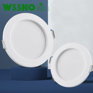 [wssno] 1pcs/Lot LED Downlight 5W 7W 9W 12W 20W 220V Recessed Ceiling Lamp Round LED Panel Down Lights Spotlight Lighting