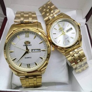 LATEST ORIENT WATCHES FOR COUPLE (GOLD)