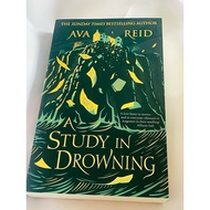 Ava Reid - A STUDY IN DROWNING (Brand New & Authentic Fiction Book UK Paperback)