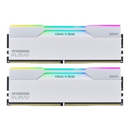 48GB (24GBx2) DDR5 6000MHz RAM (หน่วยความจำ) KLEVV CRAS V RGB GAMING OC MEMORY (WHITE) (KD5KGUD80-60