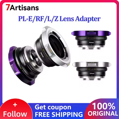 7artisans THOR PL Mount Adapter Kit for PL to Sony E Canon RF Leica L Nikon Z Lens Adapter PL-E/PL-R