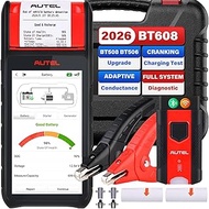 Autel MaxiBAS BT608 (E) 2-in-1 Battery Tester, 2026 Up BT508 BT506, Adaptive Conductivity (Value 100
