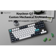 Keychron Q3 Max - 80% TKL Hot-swappable RGB Wireless Custom Mechanical Keyboard