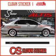 CLOWN sticker toyota corolla altis corolla altis accessories