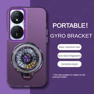 Roazic sang trọng kim loại Aurora Ốp điện thoại cho Honor màu x7b/Honor x7b 5G với xoay con quay hồi