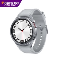 SAMSUNG Galaxy Watch6 Classic สมาร์ทวอทช์ (47mm. ตัวเรือนสี Silver สายสี Silver) รุ่น SM-R960NZKAASA
