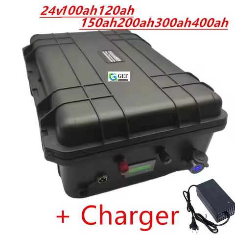 Waterproof Lifepo4 24V 80Ah 100Ah 120Ah 150Ah 200Ah Lithium Battery With Bms For Trolling Motor Prop
