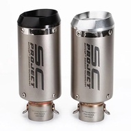 2/2.3 inch Motorcycle Modification SC Exhaust Pipe 250sr Racing Version 400nk Duke390 Cbr650 SC Exha