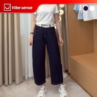VIBE SENSE Women's Baggy Jeans, Baggy Curved Jeans VBQ434