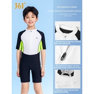 361 Degrees Boys Swimwear Suit Short Sleeve
