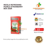 RICOLA REFRESHING PEARLS STRAWBERRY BOX 25GR PERMEN PENYEGAR