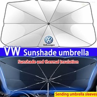 VW Sunshade Umbrella Windshield Sunshade Curtain Sun Visor GOlf Tiguan TOuran POlo troc passat Shara