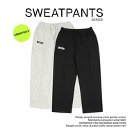 Hectic - Baggy pants - Black Sweatpants - Essentia