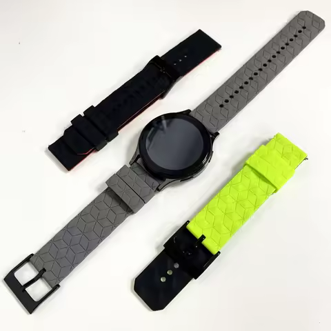 20/22mm Silicone Sports Band For Garmin Forerunner 265 570 255 Venu 3 2 Strap For Amazfit Bip6 5/GTR