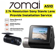 70mai A510 Car Recorder Front n Rear Dashcam 70 Mai Dash Cam Built in GPS Sony Starvis Lens