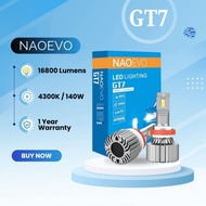 NAOEVO GT7 LED HEADLIGHT BULB 4300K(H1/H4/H7/H8/H11/9005/9006/9012/881)
