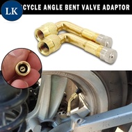 LK 1 Pcs Moto Bike Car 45,90,135 Degree Angle Valve Adaptor / Tyre Tube Bent Extension Adaptor / For