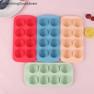 ever 8Cavity Semi-circular Shape Silicone Ice Cube Mold For Party Bar Drink Whiskey Cocktail Chocolate Ice Cream Maker Ice Box ev