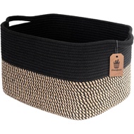 Goodpick Cube Storage Bins - Towel, Book, Cloth, Shoes, Closet Shelf Woven Baskets for Office, Baby 