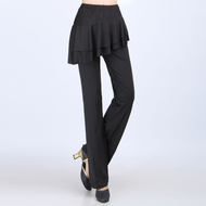 Quần Khiêu Vũ Square Dance Milk Silk One-Piece Dance Pants Cho Nữ Quần Dài Thể Thao Yoga Fitness Quầ