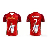 2026 Ronaldo's No. 7 football jersey Commemorative jersey Autumn Sports Dry Quickly Child T-Shirt Ki