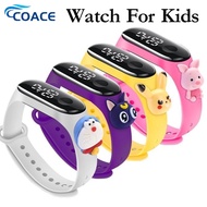 Watch For Kids LED Carton Waterproof Electronic Watch Children's Digital Watch Bracelet Watch Touch Digital na relo ng mga bata Boys and Girls Gift Spiderman Captain America Iron Man Children's Luminous Toys