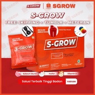 promo S-GROW Peninggi Badan High Calcium Free Skipping Meteran