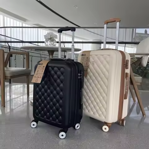 New Men Retro 20/24/26 Inches Rolling Luggage Carry On Trolley Luggage Women Spinner Brand Travel Ba