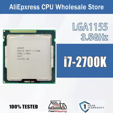 Intel Core i7-2700K 3.5GHz 4 Cores 8 Threads 8M 95W i7 2700K Computer CPU Processor Server Package L