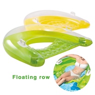 Adult Children Foldable Floating Water Hammock Inflatable Air Mattress Chair Swimming Pool Inflatabl
