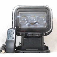 Yait 7 Inch 60W 360 Degree Wireless Remote Control Led Spotlight Marine Search Light 12/24v For Truck Off-road 4x4 Boat