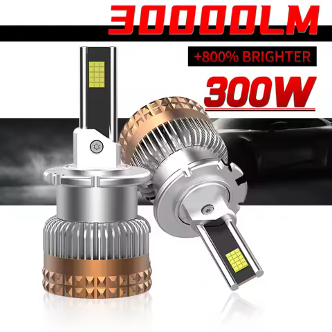 2PCS D2S D4S LED Headlight HID D1S D3S D8S LED Headlamp D2R D4R Bulb 30000LM 300W Xenon Turbo Lamp C