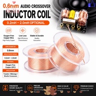 FKILLA Audio Inductor Coil, Copper 0.6mm Speaker Crossover Inductor Coil, 0.2mh-2.0mh Inductor Coil