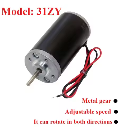 31ZY permanent magnet DC motor micro large torque motor forward and reverse high speed motor 12v24v